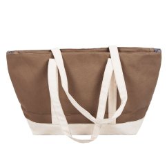 Tibetische Handtasche Shopper Thogme hellbraun