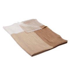 Originálna kašmírová pašmína béžová so smotanovou farbou