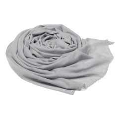100% kašmírová šála velká šedá