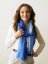 Ring-Pashmina exklusiv Ombre blau