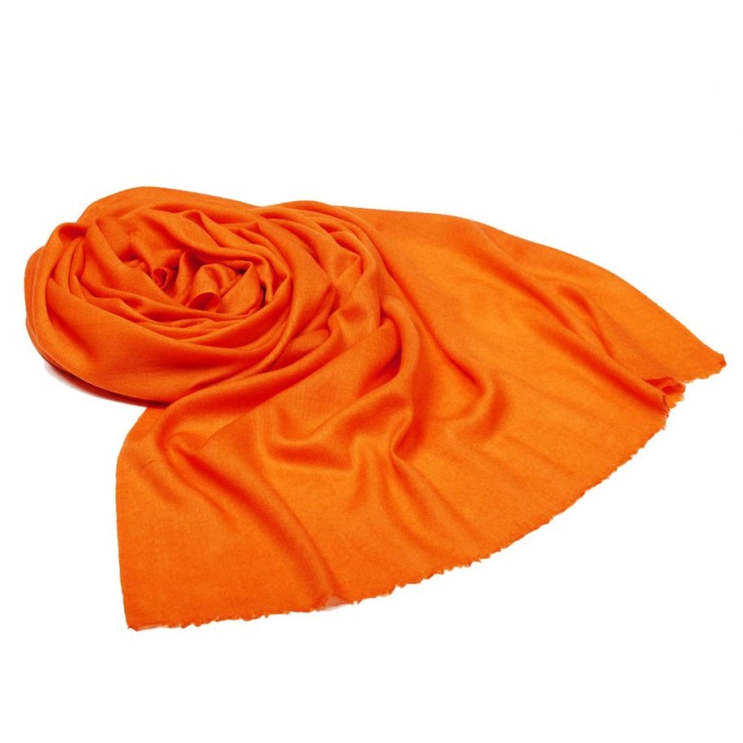 Pashmina-Wollschal Self orange