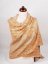 Schal aus Merinowolle orange-beige