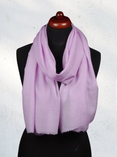 Kašmírska vlnená pašmína Self svetlofialová