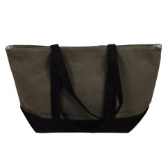 Tibetská kabelka Shopper Thogme Pal šedozelená