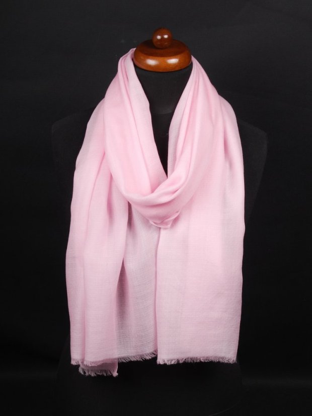 Ring-pashmina exklusiv hellrosa