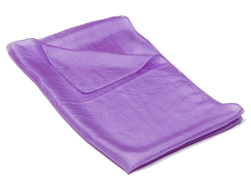 Seidenschal einfarbig lavendelfarben