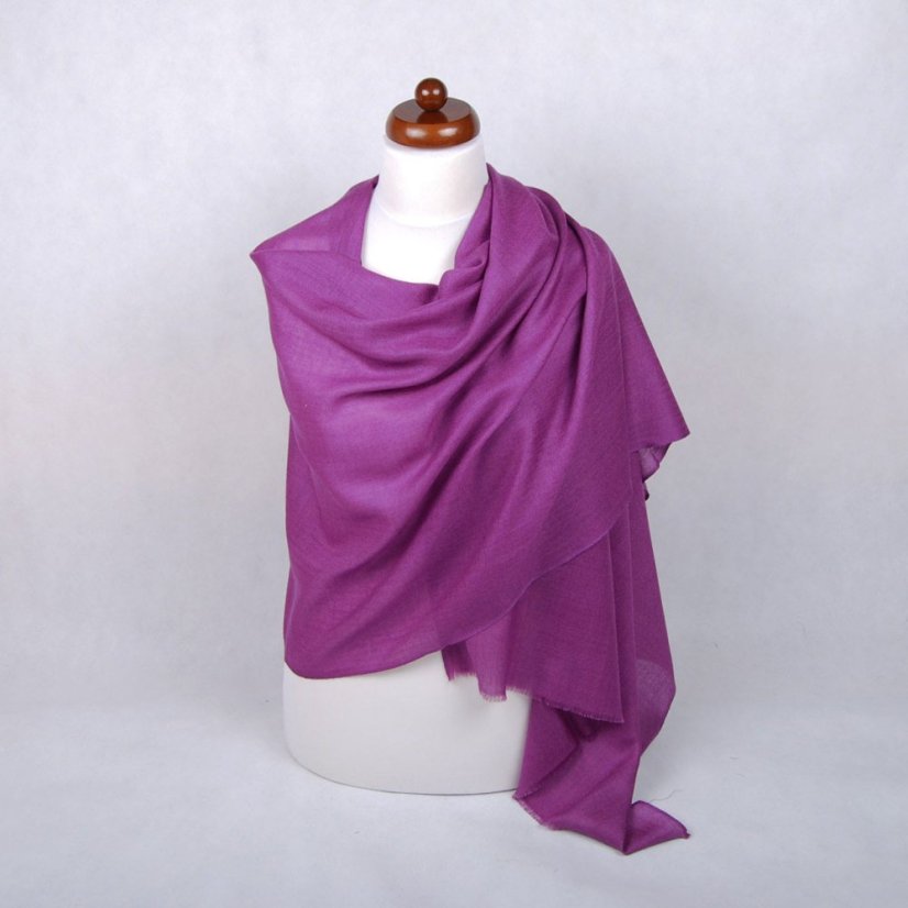 Pashmina-Wollschal Self lila