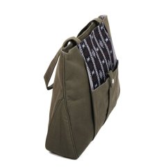 Tibetische Handtasche Tote Samye Pal graugrün