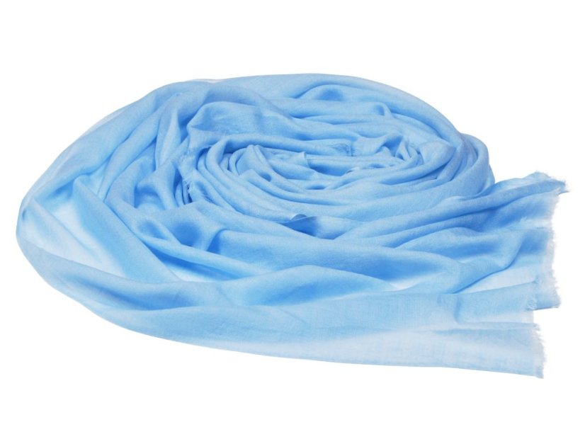 Ring-pashmina exklusiv hellblau