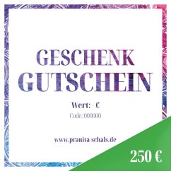 Geschenkgutschein im Wert von 250 €