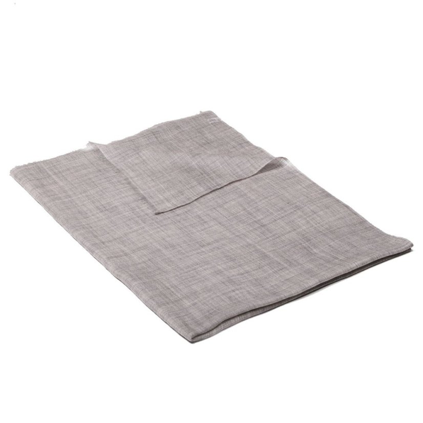 Prstienková pašmína exclusive šedá