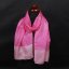 Seidenschal mit Aufdruck rosa