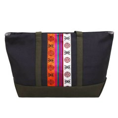 Tibetská kabelka Shopper Thogme tmavě šedá