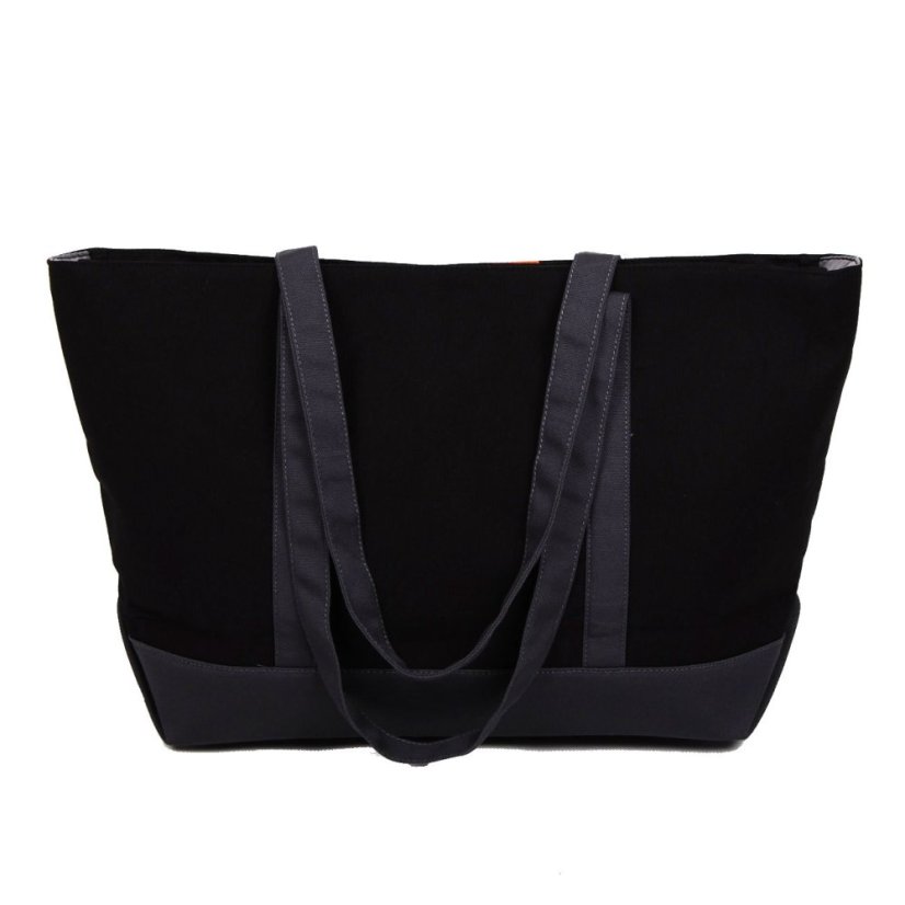 Tibetische Handtasche Shopper Thogme schwarz