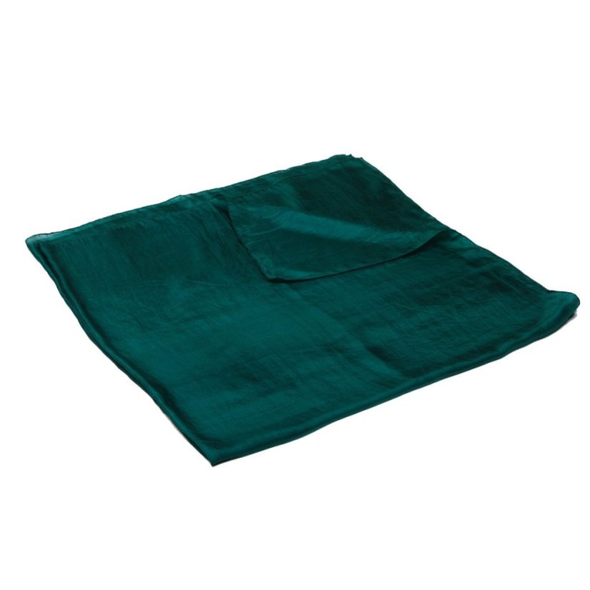 Seidentuch einfarbig dunkelgrün