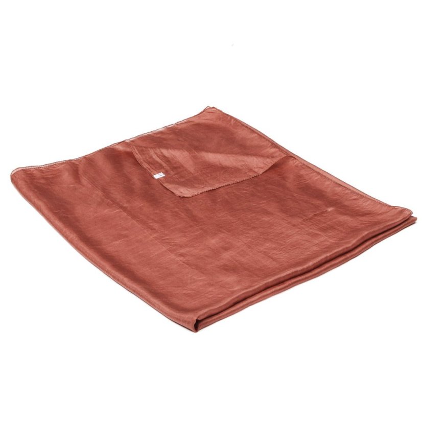 Seidenschal groß braun