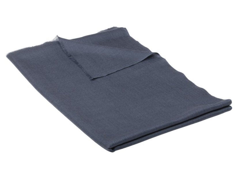 Pashmina-Wollschal Self dunkelgrau