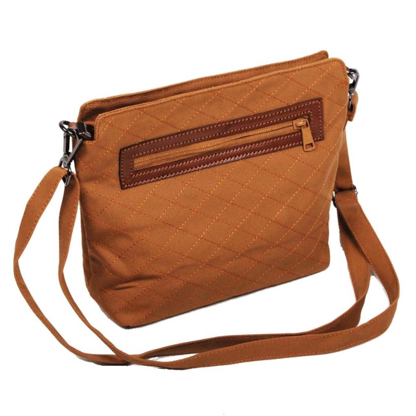 Tibetská kabelka crossbody Tharpa hnědá