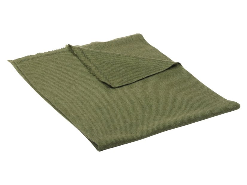 100% Kaschmirschal exklusiv schmal grün