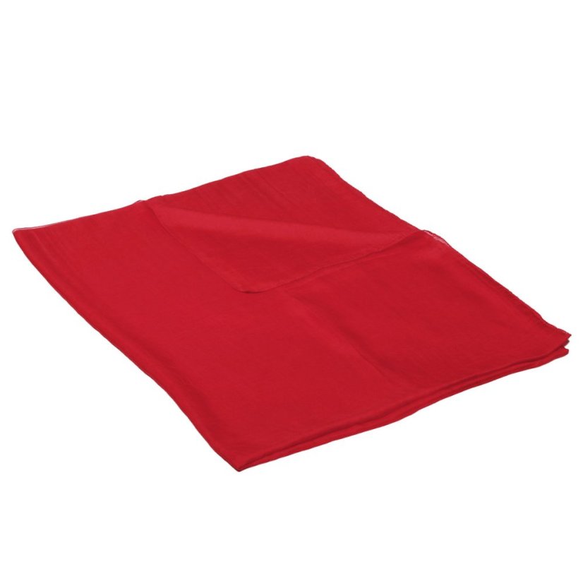 Hodvábny šál veľký červený