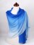 Ring-Pashmina exklusiv Ombre blau