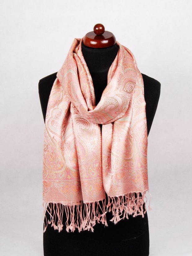 Seidenschal Super groß hellrosa
