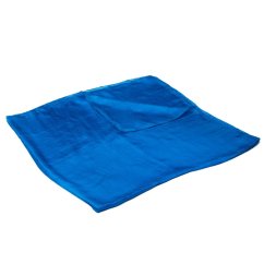 Hedvábný šátek jednobarevný modrý