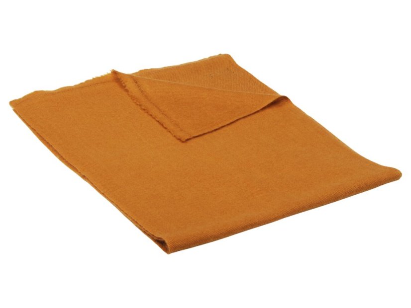 100% kašmírový šál exclusive úzky horčicovožltý