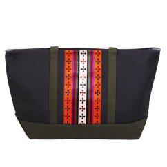 Tibetská kabelka Shopper Thogme Druk tmavě šedá