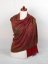 Kaschmirische Pashmina Khani Jamawar exklusiv mit Bordeaux und Magenta