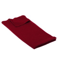 100% kašmírová šála exclusive střední tmavě červená