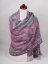 Schal aus Merinowolle lila