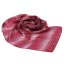 Seidenschal mit Aufdruck weinrot