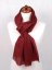 Pashmina-Wollschal Self braunrot
