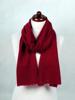 100% kašmírová šála exclusive úzká bordó