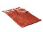 Seidenschal Super groß in Terracotta Farbe mit Rot