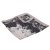 Seidentuch mit Aufdruck schwarz-grau-beige