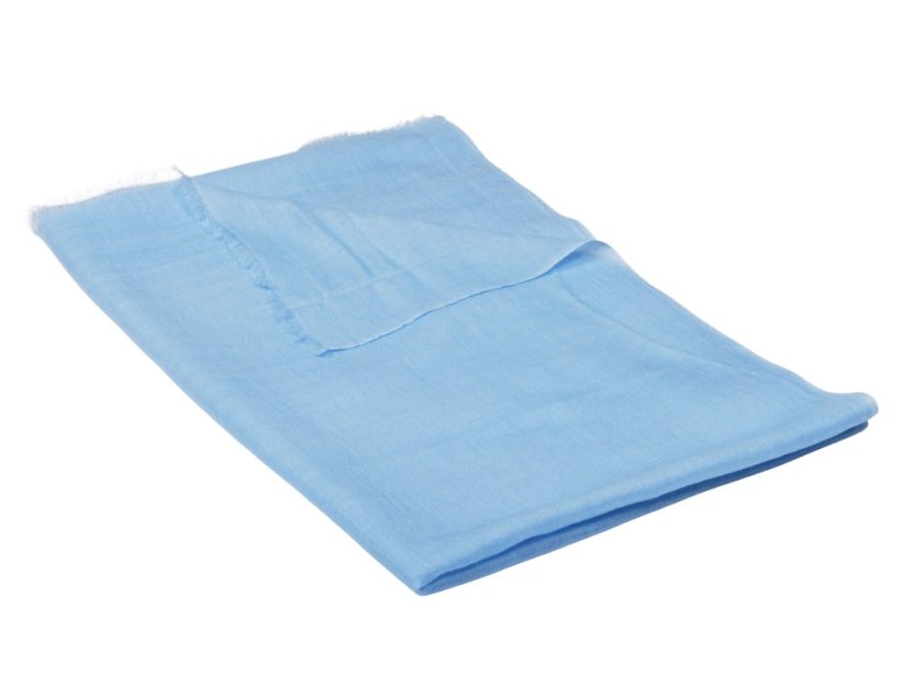 Ring-pashmina exklusiv hellblau