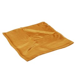 Hodvábna šatka jednofarebná tmavozlatá