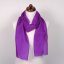 Hedvábná šála jednobarevná fialová II
