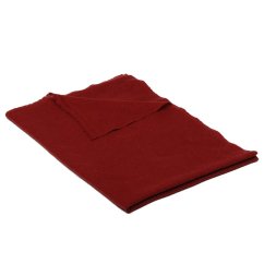 100% Kaschmir-Schal groß braunrot