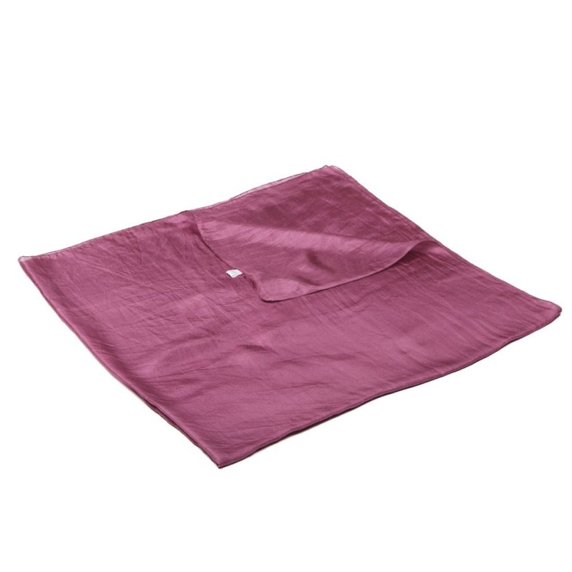 Hedvábný šátek jednobarevný šedofialový