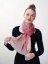 Kaschmirische Pashmina exklusiv mit Dunkelrosa