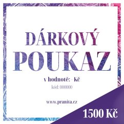 Dárkový poukaz v hodnotě 1500 Kč