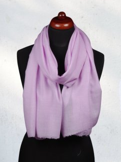 Kašmírska vlnená pašmína Self svetlofialová