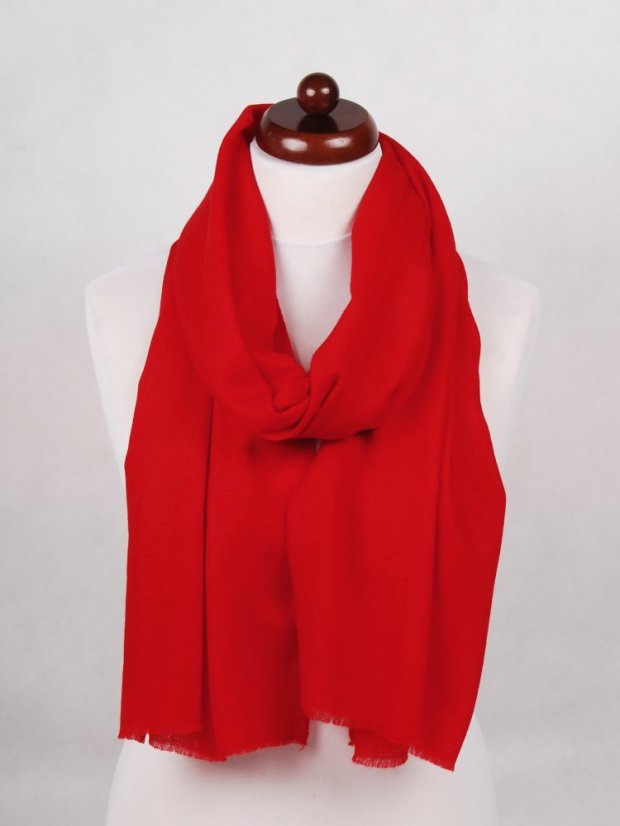 Pashmina-Wollschal Self rot