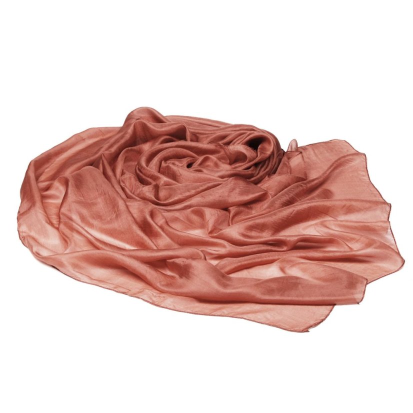 Seidenschal groß braun