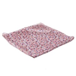 Seidentuch mit Aufdruck hellrosa-cremefarben