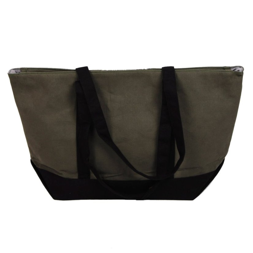 Tibetská kabelka Shopper Thogme Pal šedozelená