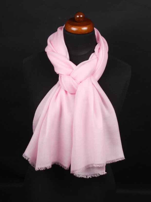 Ring-pashmina exklusiv hellrosa